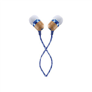 Marley Smile Jamaica Earbuds, In-Ear, Wired, Microphone, Denim