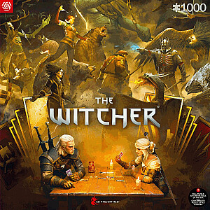 Пазл Good Loot Gaming Puzzle: The Witcher Играя в Гвинт 1000 деталей