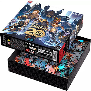Puzzle Good Loot Gaming Puzzle: World of Warcraft 20. gadadiena 1000 gabali