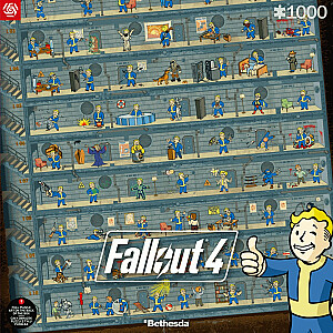 Пазл Good Loot Gaming Puzzle: Fallout 4 Перк Постер 1000 деталей