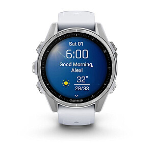 Garmin Fenix 8 AMOLED 43mm Sudrabs