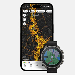 SUUNTO VERTICAL SOLAR ALL BLACK sporta pulkstenis