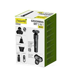 3-в-1 Набор для бритья USB MAESTRO MR-678