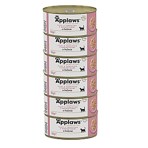 Applaws Консервированный корм для кошек с тунцом и креветками 6x156г