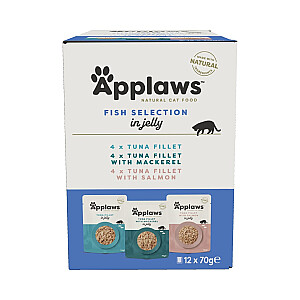 Applaws Cat Pouch Multipack Fish Selection 12x70g