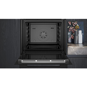 Siemens iQ700 HB734G1B1 cepeškrāsns 71 L 3600 W Melna