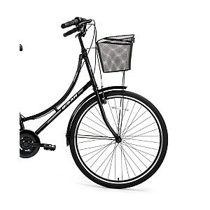 Pilsētas velosipēds Bisan 28 Paradise Melns (Rata izmērs: 28" Rāmja izmērs: M)