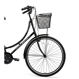 Pilsētas velosipēds Bisan 28 Paradise S Melns/pelēks (Rata izmērs: 28" Rāmja izmērs: M)