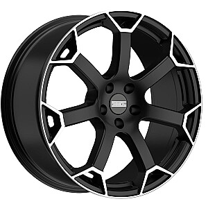 Fondmetal Zephyrus Matt Black Machined 8,5x19 5x112 ET32 CB66,6 R13 850 kg RF21000 Fondmetal