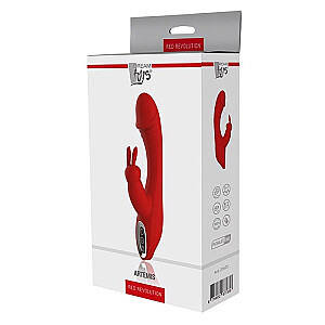 DREAM TOYS Sarkanā revolūcija daudzfunkcionālais vibratoru Artemis