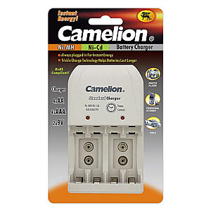 Подключаемое зарядное устройство Camelion BC-0904S 2x или 4xNi-MH AA / AAA или 1-2x 9V Ni-MH