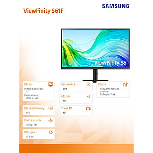 Monitor 27 collas LS27F610EAUXEN