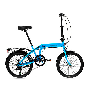 Saliekamais velosipēds Bisan 20 Twin S gaiš.zils (Rata izmērs: 20)