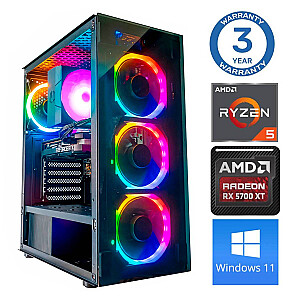 INTOP Ryzen 5 5500 64GB 500SSD M.2 NVME RX5700 XT 8GB WIN11