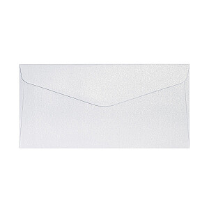 Ümbrik Galeri Papieru DL Pearl diamond white K, 150g/m2, 10tk/pk