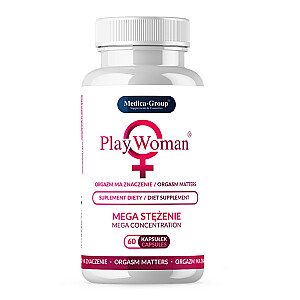 MEDICA-GROUP Play Woman kapsulas, kas pastiprina orgasmu sievietēm, uztura bagātinātājs 60gab.