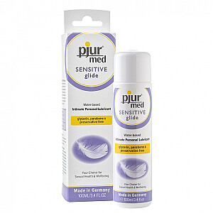 PJUR Med Sensitive Glide delikāts ūdens bāzes lubrikants 100ml