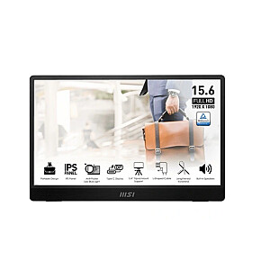 MSI PRO MP161 E2U - 15.6" | IPS | Full HD | 4ms | 60Hz