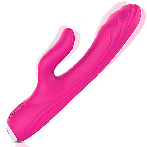 S-HANDE Frieda vibrators ar 9 vibrācijas režīmiem Sarkanais roze