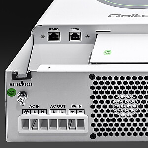 Hibrīda saules invertors bez tīkla 6200W | 120A | 48V | MPPT | BMS | Sinus | Wi-Fi opcija | Jaudas koeficients 1.0 