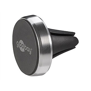 Goobay Магнитное крепление Metal Slim Design для смартфонов (35мм) 38685 Black / Silver