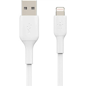 Belkin Lightning to USB-A Cable 2m BOOST CHARGE Поливинилхлорид, белый