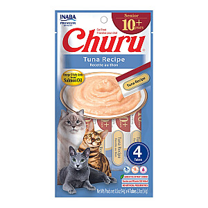 INABA CAT CHURU SENIOR TUNA kārums kaķiem 4x14g (56g)