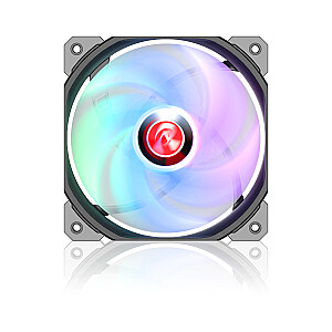 RAIJINTEK AGERAS 12 ARGB-1, korpusa ventilators (melns)