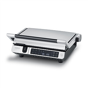 Caso Double Contact Grill с Thermocontrol | SteakMaster Pro | Контактный гриль | 2000 Вт | Нержавеющая сталь/черный