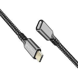 USB3.2 gen2 TypeC uz USB-C/F, PD, 1m