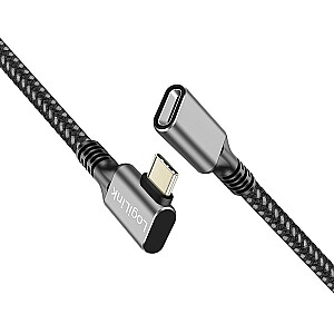 USB3.2 gen2 TypeC uz USB-C/F kabelis, PD, 1m