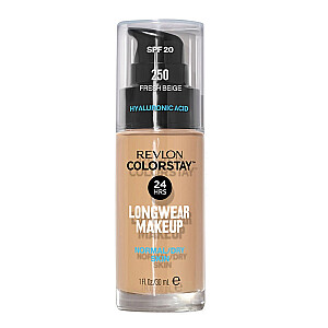 REVLON ColorStay With Pump Makeup Normal/Dry Skin SPF20 подкладка для нормальной и сухой кожи 250 Fresh Beige 30ml