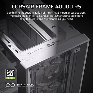 Obudowa FRAME 4000D RS White Mid Tower ATX 