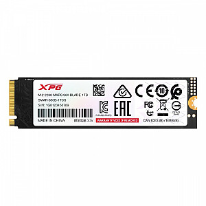 XPG MARS 980 BLADE 1TB PCIe 5x4 14/10 GB/s M2 SSD