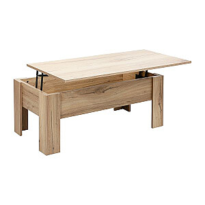 Kafijas galdiņš HANNES 100x50xX42cm, lauku stila melamīns