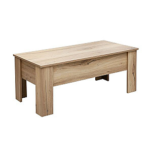 Kafijas galdiņš HANNES 100x50xX42cm, lauku stila melamīns
