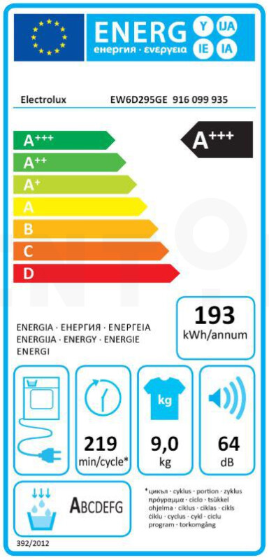 Electrolux EW6D295GE