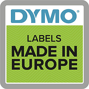 DYMO D1 Standard - Черный на белом - 9мм
