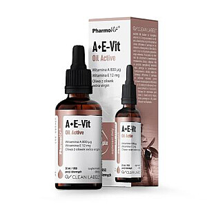 PHARMOVIT A+E-Vit eļļa Aktīvs uztura bagātinātājs pilienos 30ml