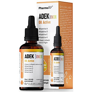 PHARMOVIT ADEK Junior eļļa Aktīvs uztura bagātinātājs pilienos 30ml