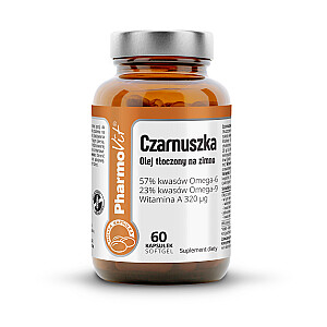 PHARMOVIT Melno ķimenes uztura bagātinātājs 60 kapsulas