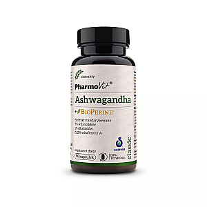 PHARMOVIT Ашваганда + BioPerine добавка к пище 90 капсул