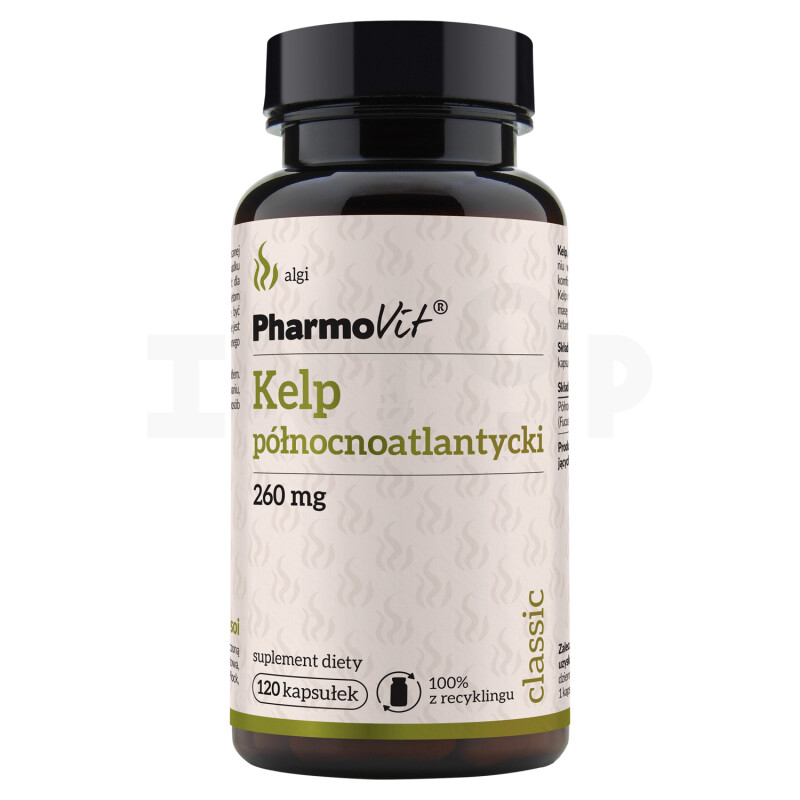 PHARMOVIT Kelp ziemeļatlantijas uztura bagātinātājs 120 kapsulas