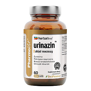 PHARMOVIT Urinazin Urīnceļu uztura bagātinātājs 60 kapsulas