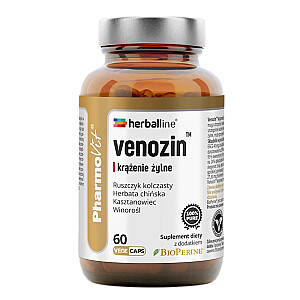 PHARMOVIT Venozin Кровообращение вен suplement diety 60 kapsułek