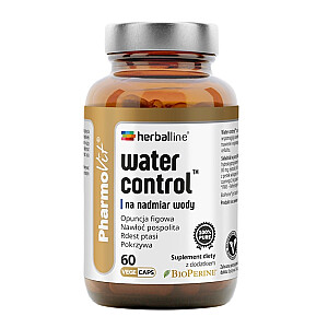 PHARMOVIT Water Control Na Nadmiar Wody uztura bagātinātājs 60 kapsulas