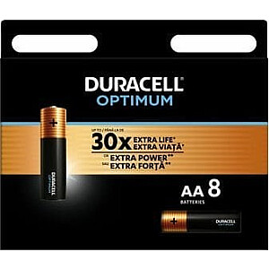 Duracell Alkaline Battery Duracell OPTIMUM AA 8gab.  [334|6]