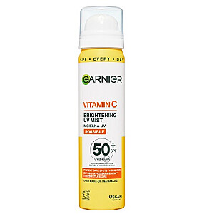 GARNIER Витамин C Осветляющий UV Мист спрей для лица, защищающий от внешних факторов, 75 мл