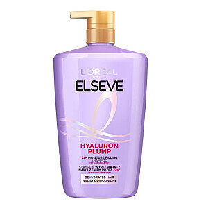 L'OREAL Elseve Hyaluron Plump mitrinošs šampūns ar hialuronskābi 1000ml