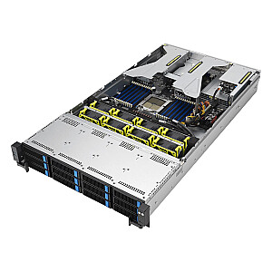 Asus Rack Platform (2U) RS520A-E12-RS12U AMD Epyc 9004 (12x NVMe, 2xM.2, 2xGPU, 2x1Gbe, IPMI, 1+1 1600W)